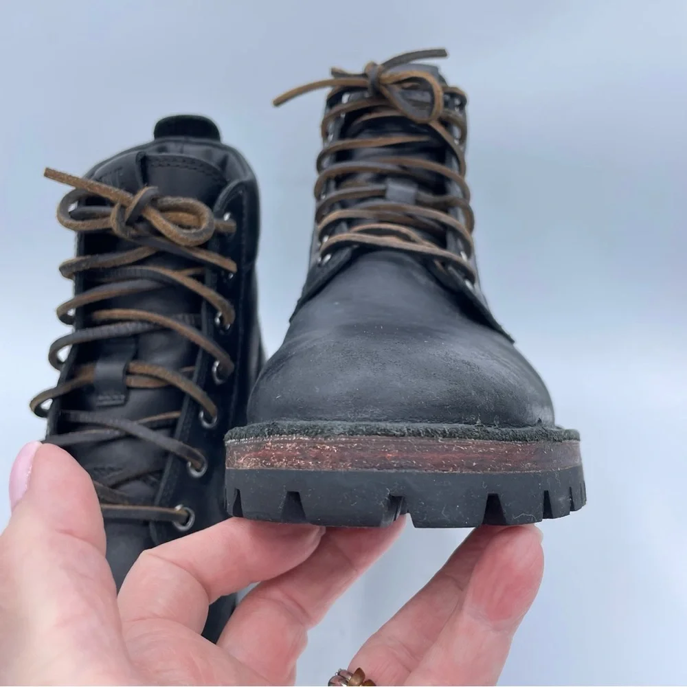 Frye Men’s Mid-Calf Boots Black 9 - Picture 10 of 16